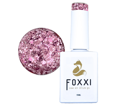 Pink Glitter polish diy gel polish